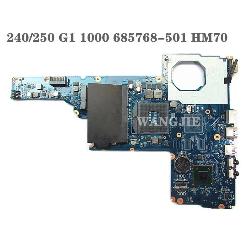 

85768-001 for hp 250 450 G1 1000 685768-501 685768-001 laptop motherboard HM70 Only supported Pentium or Celero cpu
