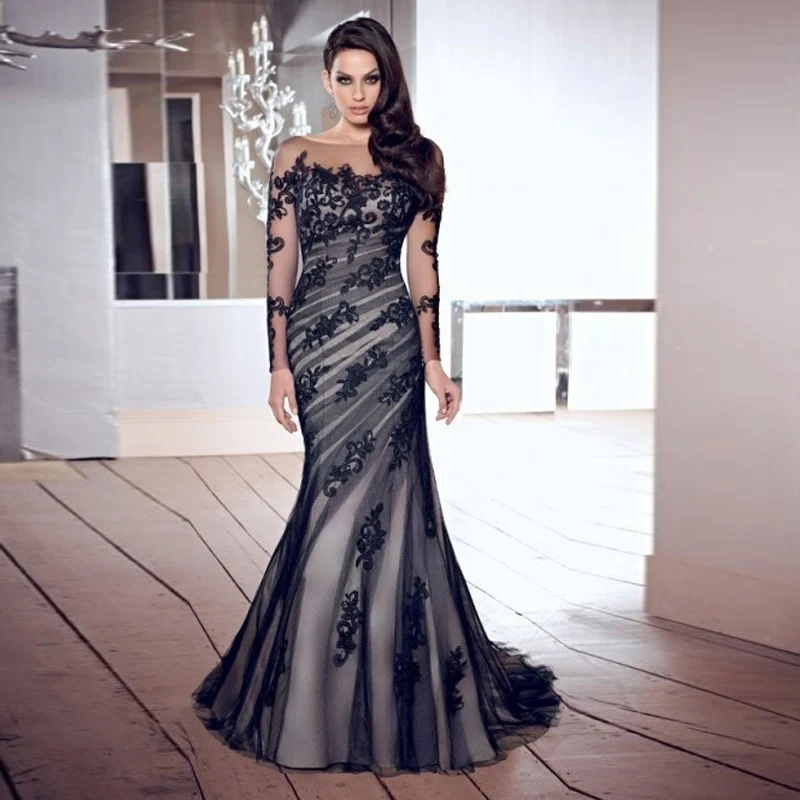 elegant black long mermaid prom dresses 2015 page 1 - prom dresses elegant black long mermaid prom dresses 2015 page 1 - prom dresses