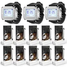KERUI Wrist Pagers Wireless calling Systems For Restaurant Coffee Shop Pub Waiter Service Calling Ststem Wireless