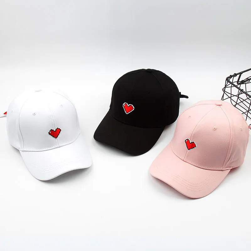 Летняя бейсбольная кепка в стиле хип-хоп унисекс Snapback модная простая Милая Кепка вышитая любовь женская регулируемый головной убор шляпа