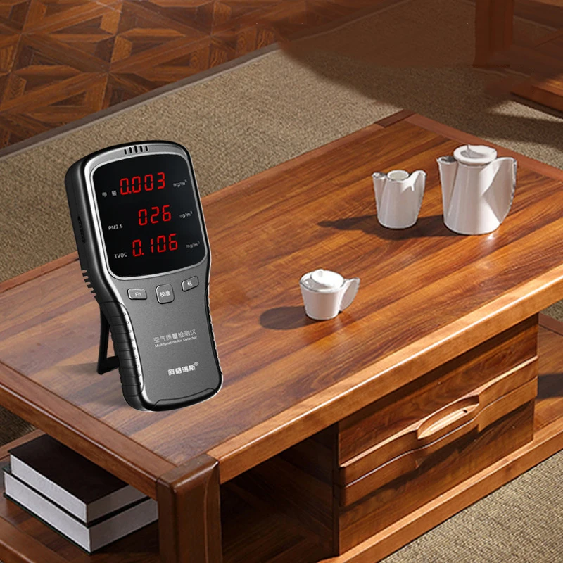 

Formaldeyde Detector HCHO TVOC PM1.0 PM2.5 PM10 Monitor Digital Gas Analyzer Household PM 1.0 2.5 10 Air Quality