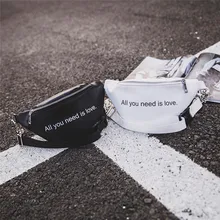 Женская сумка на ремне, новинка, сумка на пояс из искусственной кожи, белая сумка на плечо для отдыха, поясная сумка для женщин и девушек, сумка на пояс с буквенным принтом#40