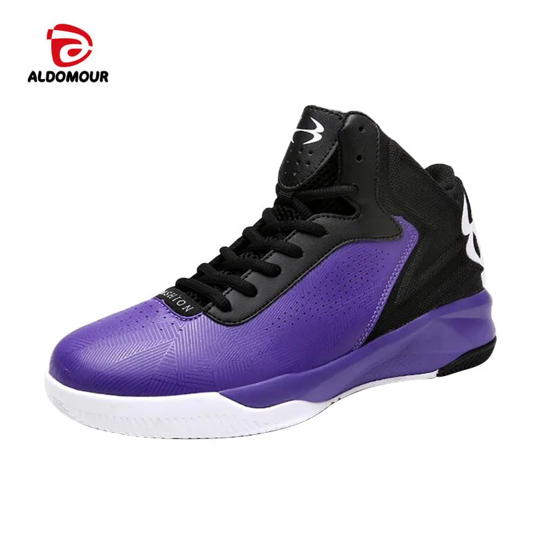 ALDOMOUR Brands Cheap Basketball Shoes Men Steel Carapace Zatillas de