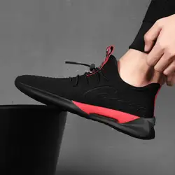 2019 модная весенняя Мужская обувь из сетчатого материала повседневные кроссовки Мужские дышащие Tenis Masculino уличная прогулочная Обувь zapatillas