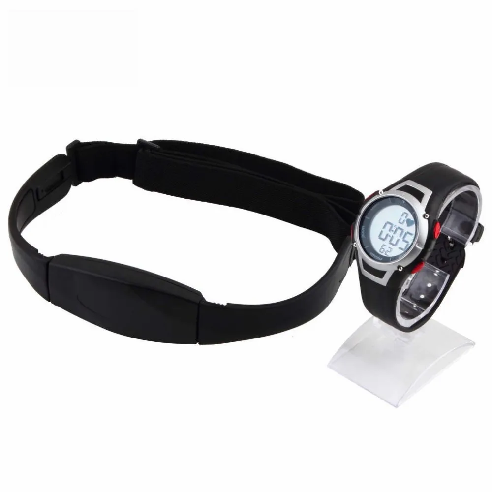 

Sport Watch Heart Rate Monitor Watch Rubber Sports Digital Fitness 3m Waterproof Wristwatches Montre Homme Fashion Men Women
