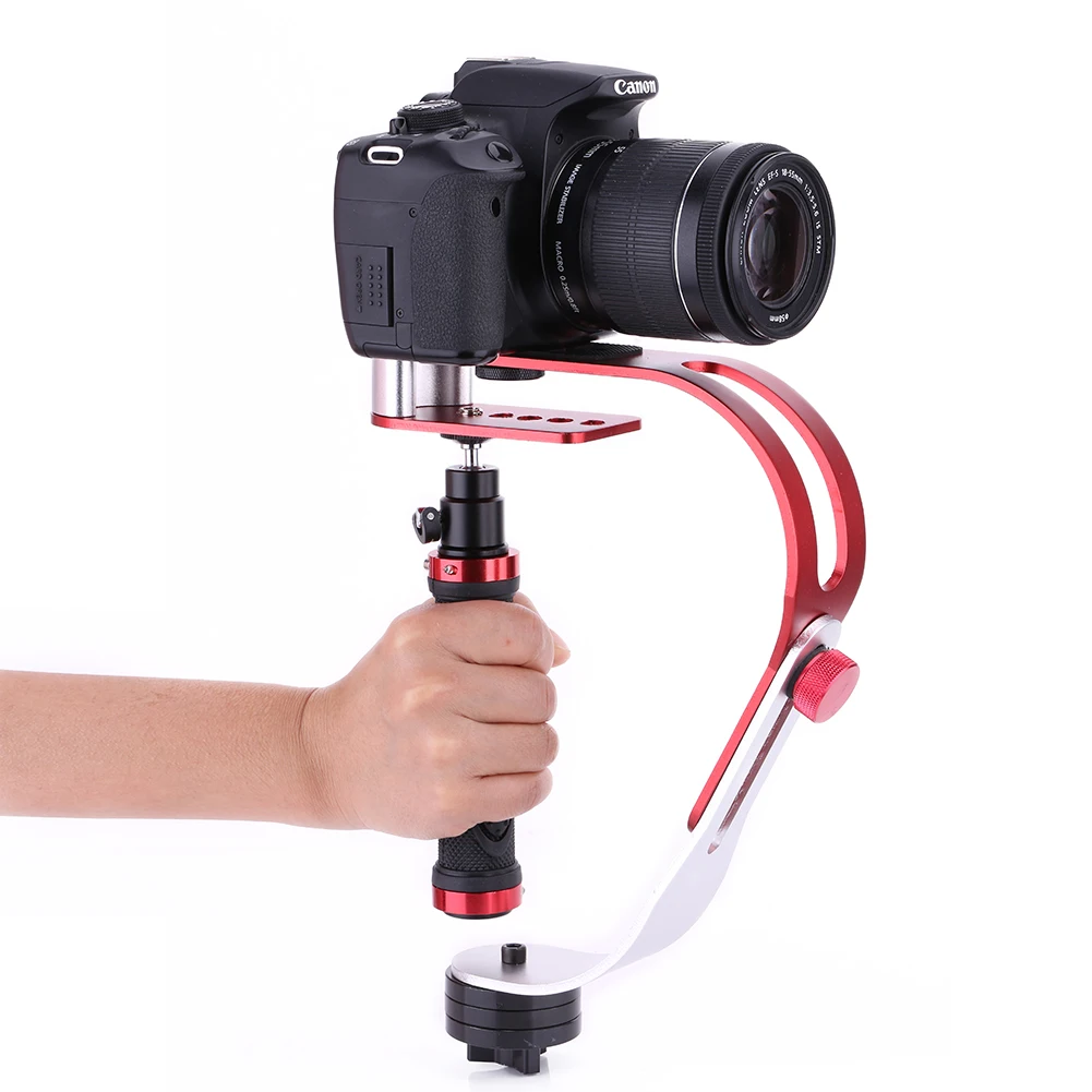 Профессиональный ручной видео стабилизатор DV камера держатель для DSLR