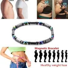 Цепочка для похудения, ножной браслет, магнитный ножной браслет, модный косметологический черный эффективный артрит