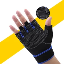 Мужские и женские перчатки для занятий спортом, бодибилдинга, спортзал, фитнес, упражнения, тренировочные перчатки для запястья, противоскользящие перчатки