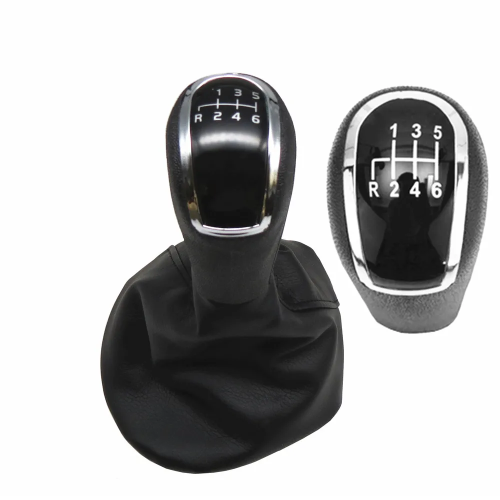 

5 6 Speed MT Gear Shift Knob Gaiter Boot Cover For Mercedes Benz C-Class W203 S203 W202 BJ 93-01 For A-Class W168 97-04