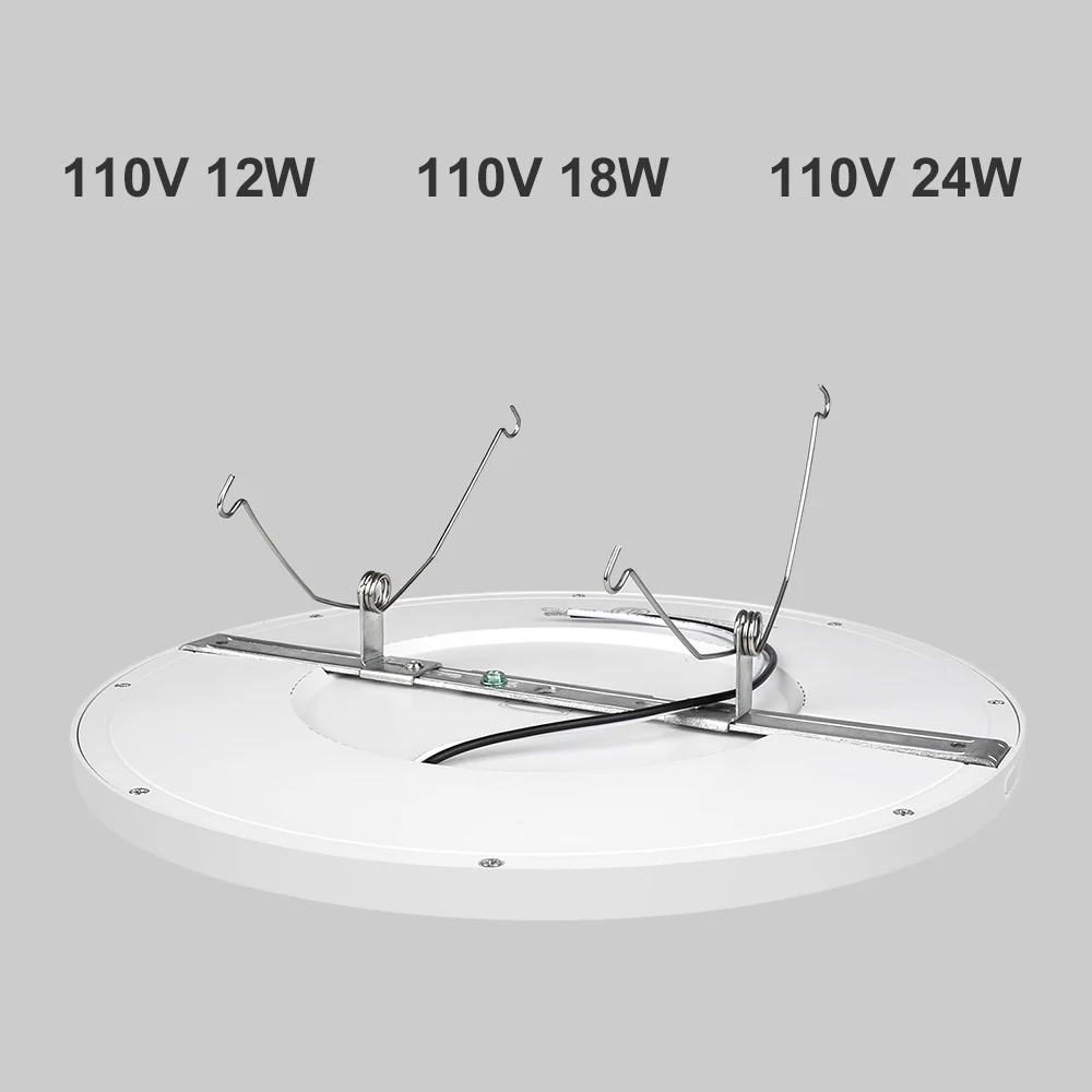 Потолочный светильник 5 Вт, 6 Вт, 12 Вт, 18 Вт, 24 Вт, монтируемый на поверхности, круглый/квадратный панельный светильник, точечный светильник, 220 В, 230 В, 240 В