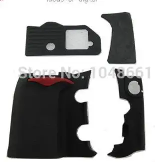 

4 pieces For Nikon D300 Rubber Cover Units Complete Grip Rubber Replacement dslr camera Free Shipping !
