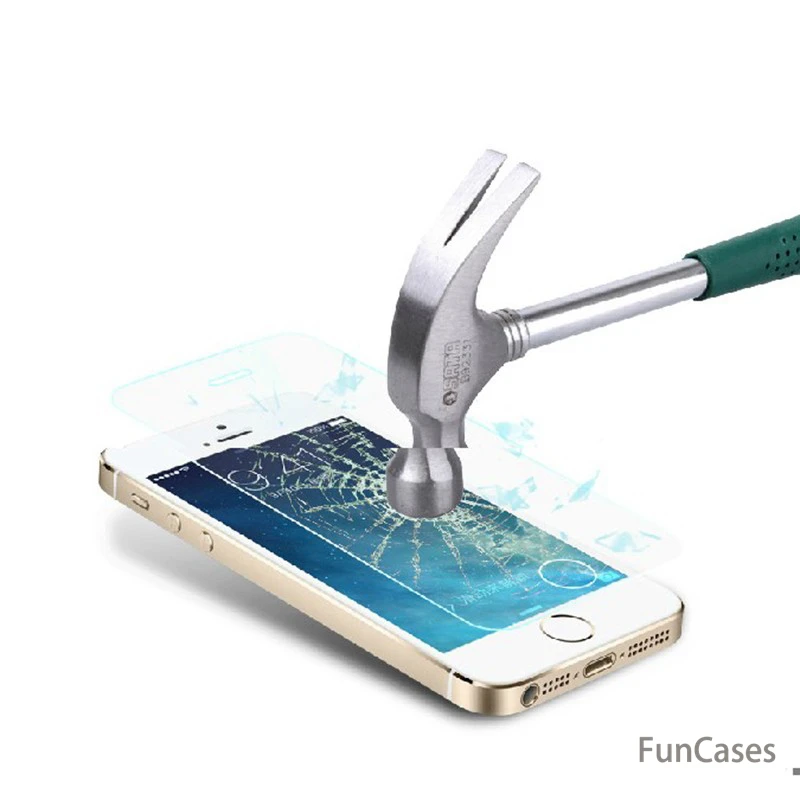 Tempered Glass for iPhone 5 5S se 5C Explosion-Proof Screen Protector Apple S 5se Front Clear Protective Film | Мобильные телефоны