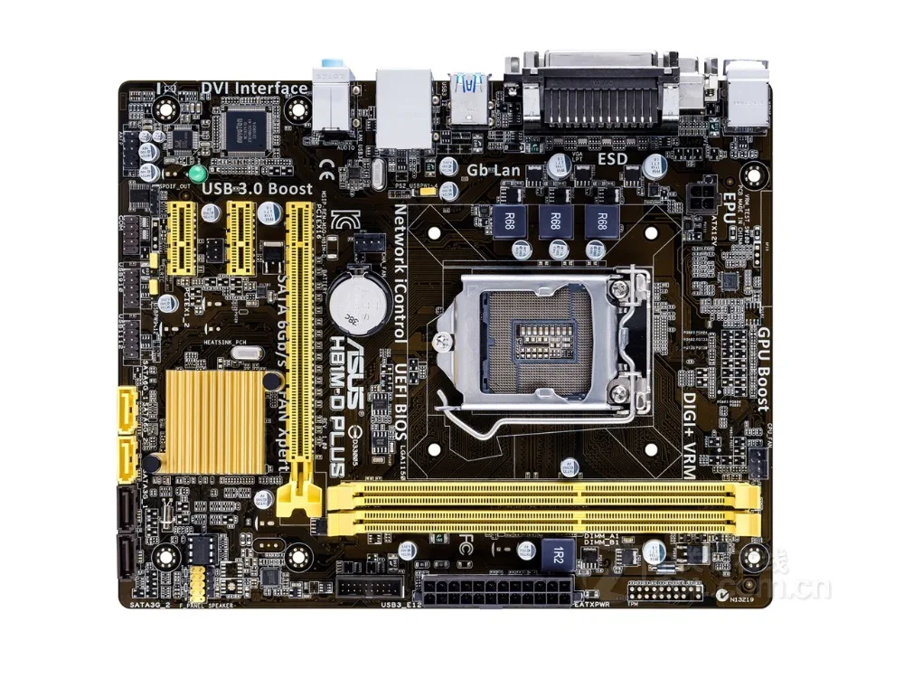 

ASUS H81M-D PLUS motherboard DDR3 LGA 1150 USB2.0 USB3.0 I3 I5 I7 CPU 16GB H81 Desktop motherborad