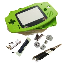 Горячие цвета зеленого яблока ремонт игровой корпус подходит для Nintendo dogba GameboyAdvance консоль мультфильм ограниченный экран GBO X/Y отвертка