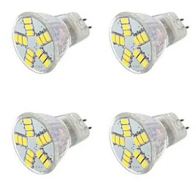 Hrsod 5X GU4 (MR11) 1.5 Вт 15 SMD 5630 220 LM теплый белый/холодный белый MR11 светодиодный Spotlight 12 В светильник светодиодный лампы MR11