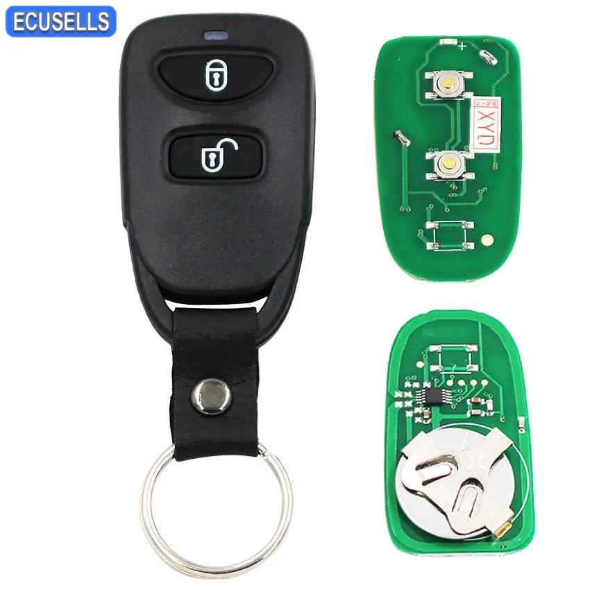 

2 Buttons Remote Key 433MHz Smart Car Key Fob for Hyundai Tucson