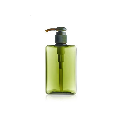 280 мл прессованный диспенсер для мыла для ванной PETG пустая дорожная Бутылка Косметика для ванной комнаты дезинфицирующий шампунь для мытья тела лосьон бутылка - Цвет: Green