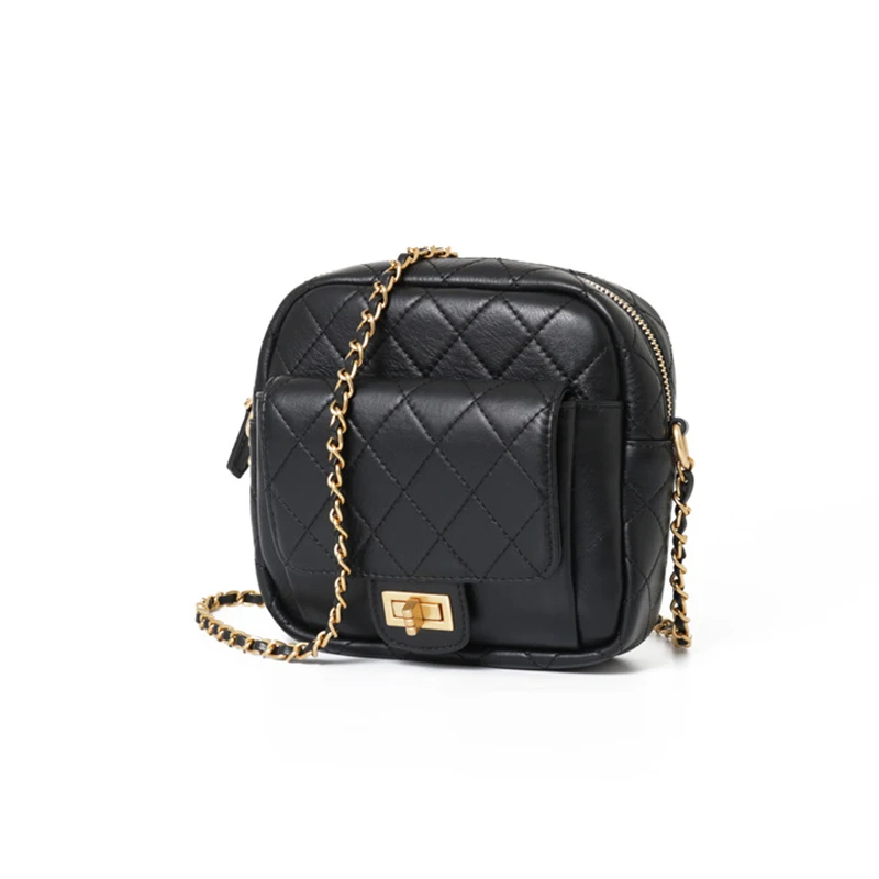 

Fashion Female Genuine Leather Messenger Bag High Quality Mini Shoulder Bags Soft Designer Crossbody Women Bags Bolsas Feminina