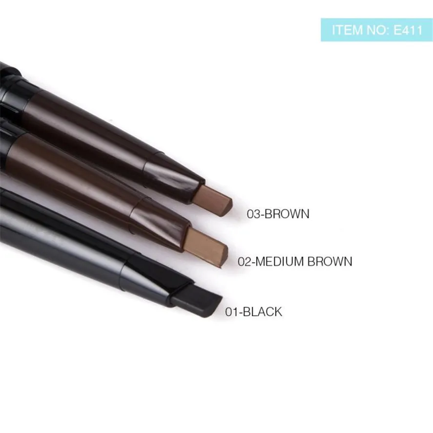 2018 New MENOW 1pc Waterproof Replaceable Eyebrow Pen Pencil With Brush Women Makeup Cosmetic Eyebrow Pencil Tool Best Gift