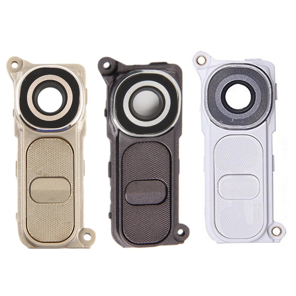 

White/Black/Gold Color Back Camera Lens Ring Cover with Power Switch Button for LG G4 H810 H811 H815 VS986 LS991 F500L