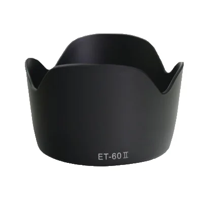 

10pcs/lot ET-60II ET60II flower shape Petal Buckle camera Lens Hood for C EF 75-300MM F/4-5.6 III EF-S 55-250MM F/4-5.6 IS