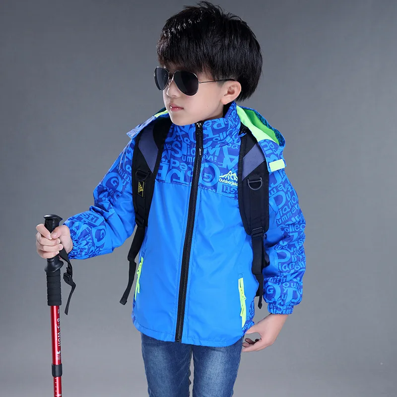 

Removable Kids Winter clothes for Boys Outdoor Thicken Warm Coat Children Girls Outerwear Hiking Climbing Jackets