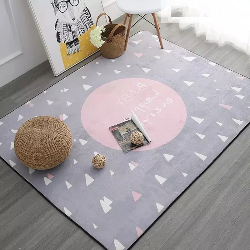 

Dreaming Carpet for Sale 120x180cm Thicken Soft Kids Room Play Mat Modern Bedroom Area Rugs Large Pink Carpets for Living Room