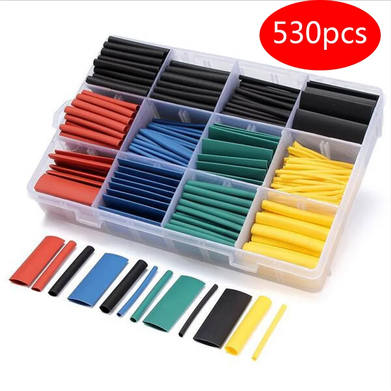 656pcs Heat Shrink Tubing Multicolor Wire Shrink Wrap Tubing Wire Heat Shrink Tube Insulation Electrical Colored Assorted Heat Shrink Tubing Assortment Ratio 2:1 Electric Insulation Tube 656pcs Heat Shrink Tubing Multicolor Wire Shrink Wrap Tubing Wire Heat Shrink Tube Insulation Electrical Colored Assorted Heat Shrink Tubing Assortment Ratio 2:1 Electric Insulation Tube