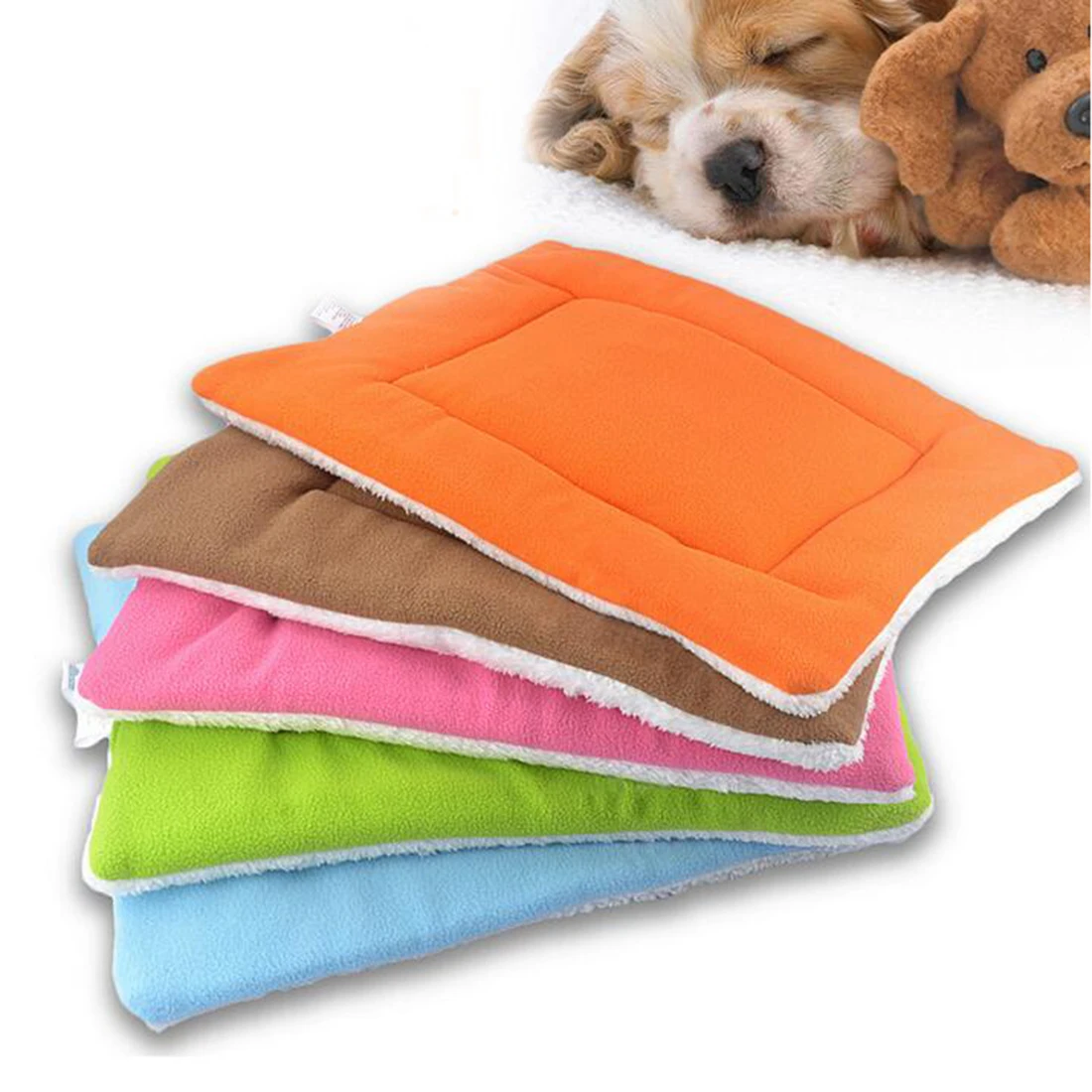 

Soft Dog Blanket Cushion Cotton Sleeping Mats Sofa Nest Pad Cat Bed Puppy For Small Medium Large Dogs Cats