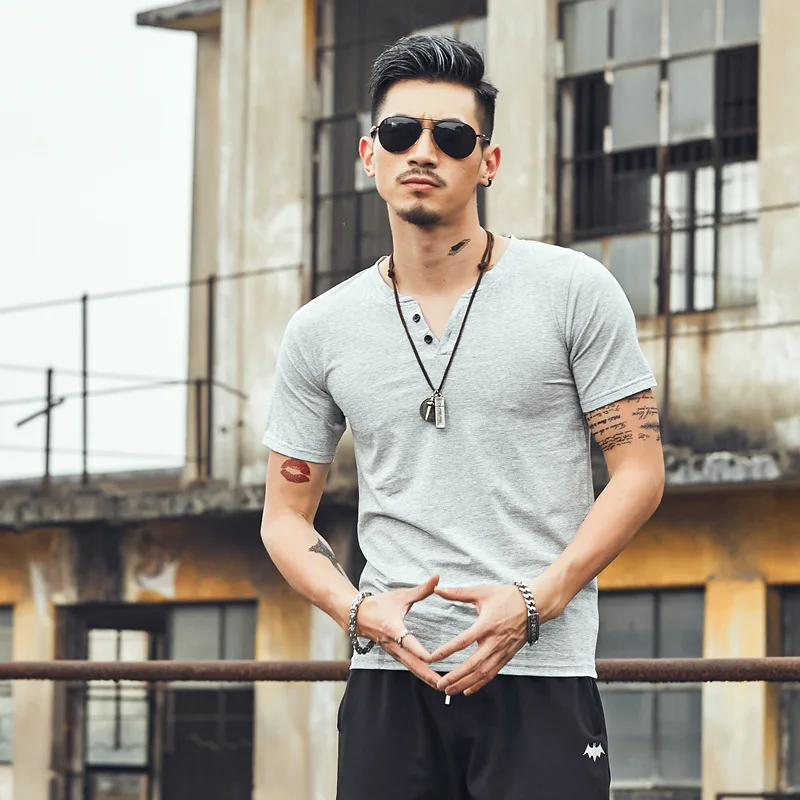 

2019 Men Shirt Top Short Sleeve Garment W812