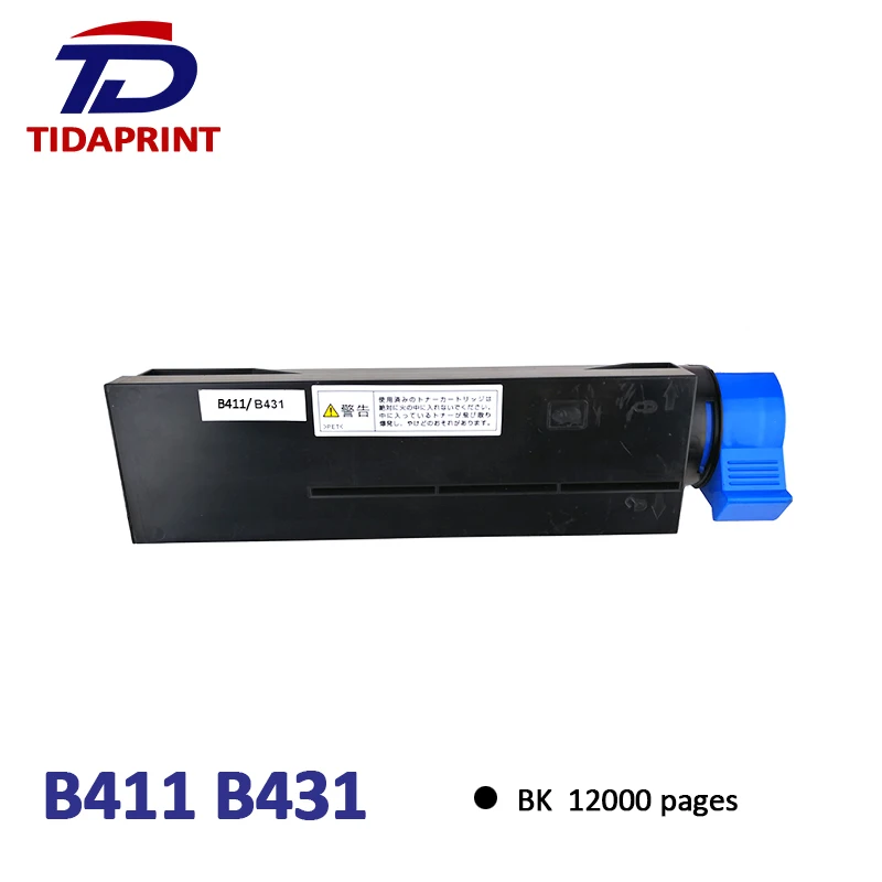 TIDAPRINT Восстановленный тонер-картридж OkiData 44917601 44917603 44917608 для oki B411/B431 12000 страницы черный