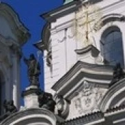 Low angle view of a palace  Presidential Palace  Prague  Czech Republic Poster Print (18 x 6)