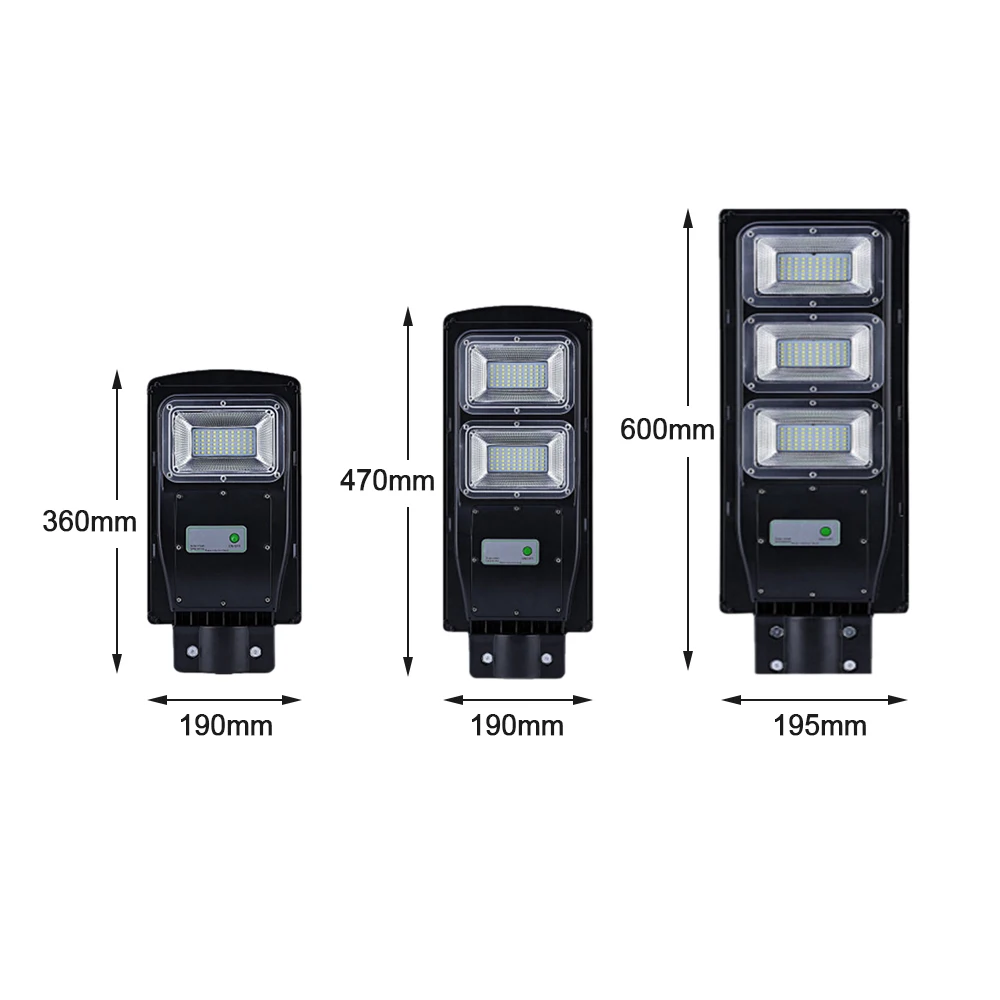 20/40/60W Светодиодный уличный фонарь на солнечной батарее SMD 2835 IP65 Водонепроницаемый уличный светильник на солнечной энергии с радар движения Сенсор солнечный светильник для дома на улице