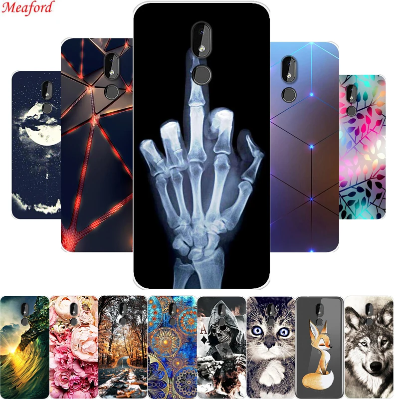 

6.26" Case For Nokia 3.2 Phone Case Silicone Soft TPU Back Cover For Nokia 3.2 Case Cute Animal Floral Coque Cool Painted Funda