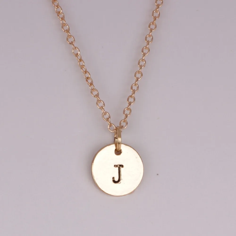 Popular J Pendant Necklace GoldBuy Cheap J Pendant Necklace Gold lots