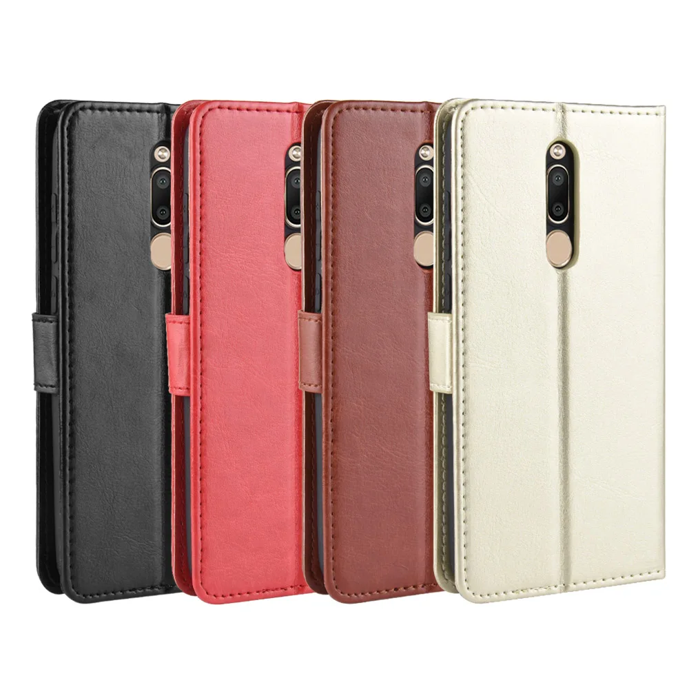 

New Hot For Meizu M6T Case For Meilan 6T Retro Wallet Flip Style Glossy PU Leather Flip Cover For Meizu M6T M6 T Phone Cases
