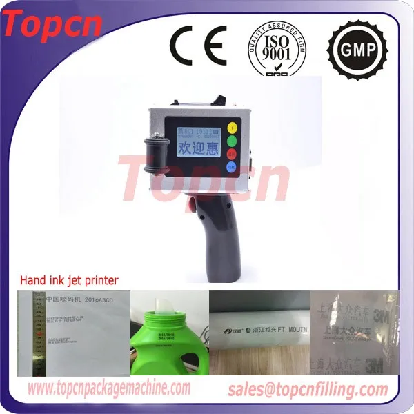 Mini Portable Handheld Inkjet Printer and Manual Ink Jet Printer hand