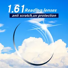 1,61 против царапин при дальнозоркости, рецептурные линзы качество супер тонкий CR39 Асферические полимерные линзы далеко прицел очки для чтения линзы