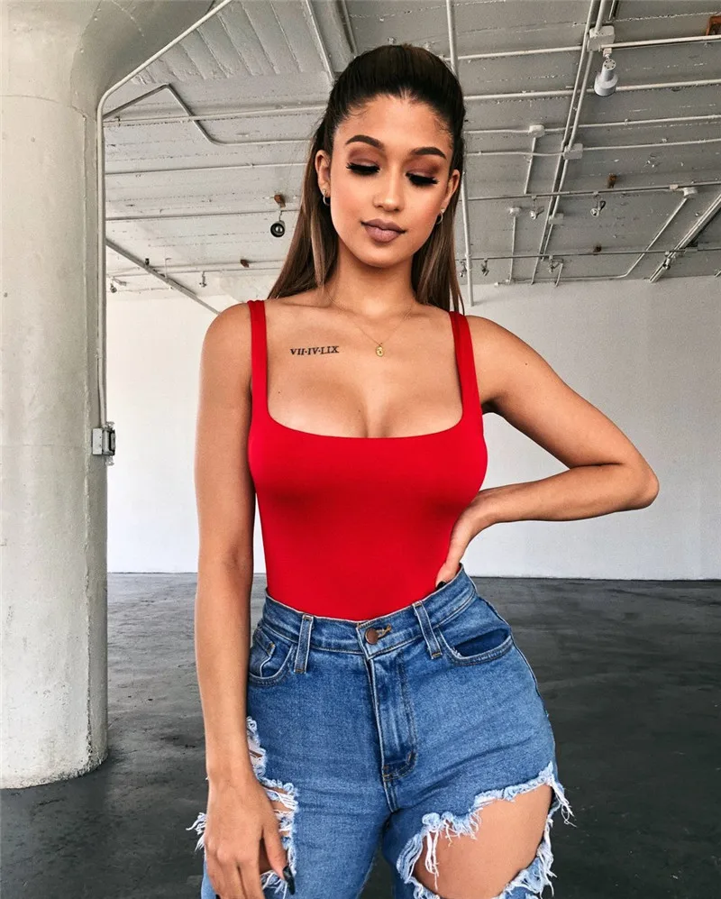 sleeveless tank top bodysuit women13