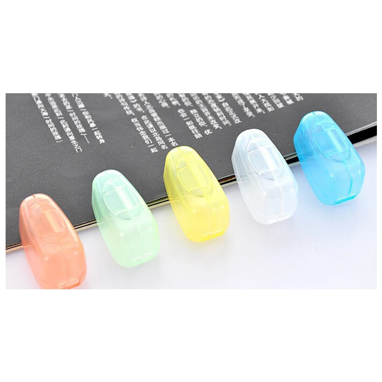 10 Pcs Portable Brushes Cap Cases Covers Toothbrush Holder Home World Tourism Camping(Random Color