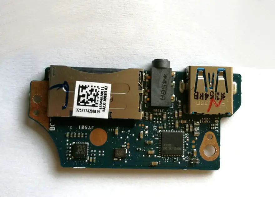 Original para Ux31a 13.3 Usb Usb Placa de Leitor de Cartão de Áudio Jack com Cabo 455m4l88l11 Ux31a_audio_bd 60-nioau1002-c01