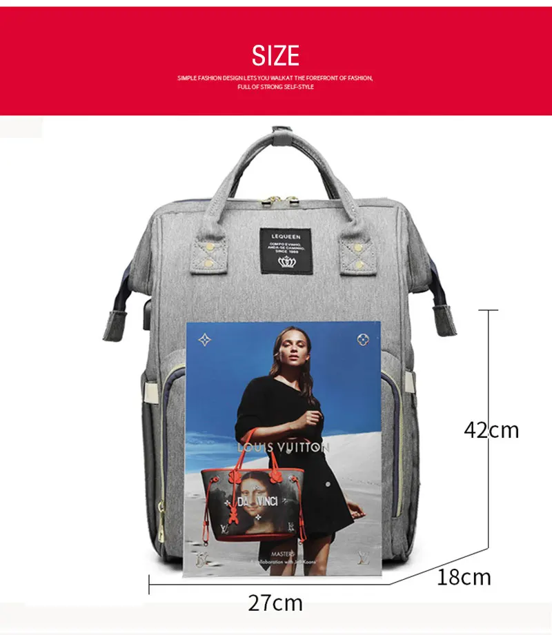 Сумки для подгузников женские многофункциональные сумки для подгузников детские рюкзаки женские рюкзаки с usb-разъемом с крючками дорожные Рюкзаки Mochilas
