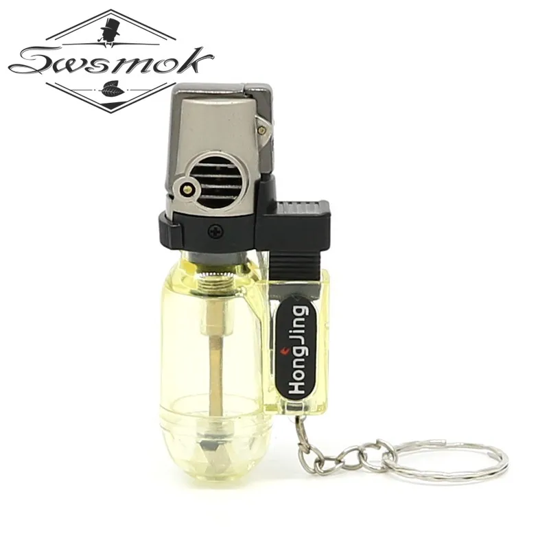 Windproof Lighter Refillable Butane Gas Jet Flame Torch Welding Camping