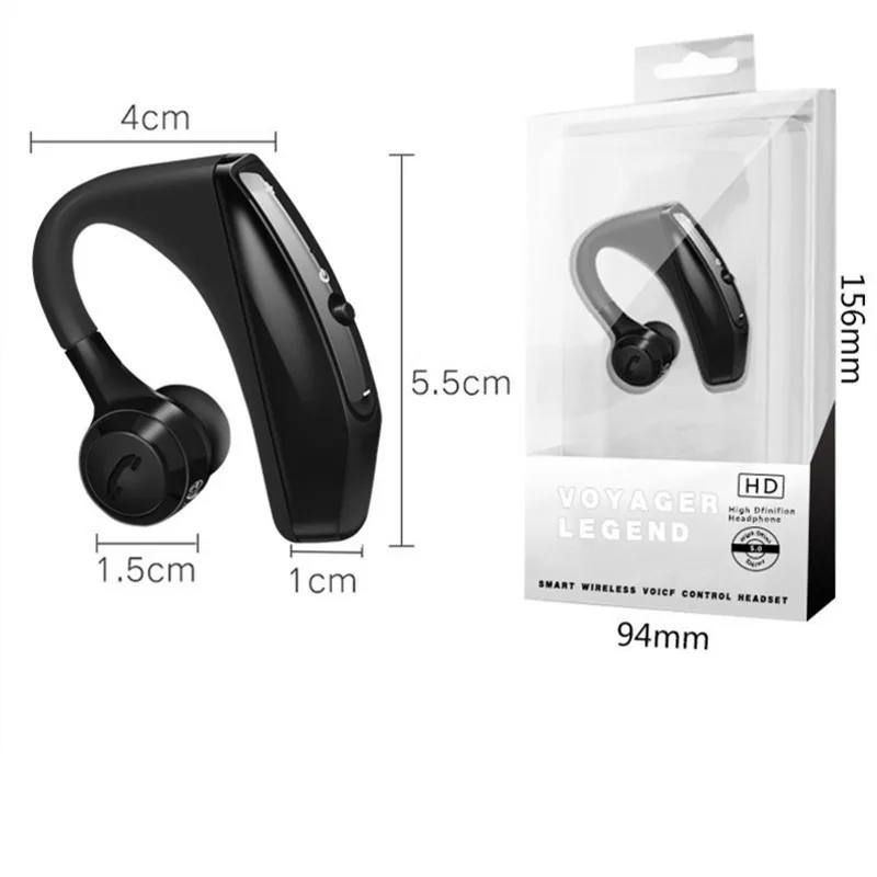 Business Affairs V8s Bluetooth Headset Sport Stereo Bass Ear Hanging 5 0 Bluetooth Wireless Headphones Earphone With Mic sh 