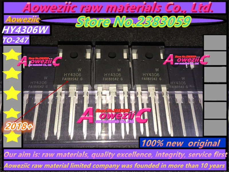 Aoweziic 2018 + 100% новый оригинальный HY4306W HY4306 TO 247 полевой эффект MOS трубка 60V 230A|tube| |