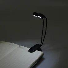 ZLinKJ Регулируемый изогнутый зажим на светодиодный светильник для музыкальной стойки и чтения книг свет Лидер продаж
