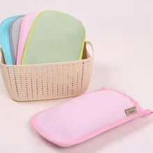 1 шт. перчатки для душа и ванной отшелушивающий мыть кожу спа массаж скраб средства ухода за кожей щетка для чистки 4 цвета для ванной полотенца инструменты