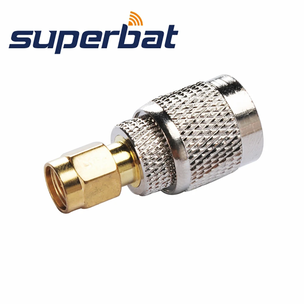 SMA Male to TNC Plug Straight RF Coaxial Connector Adapter
