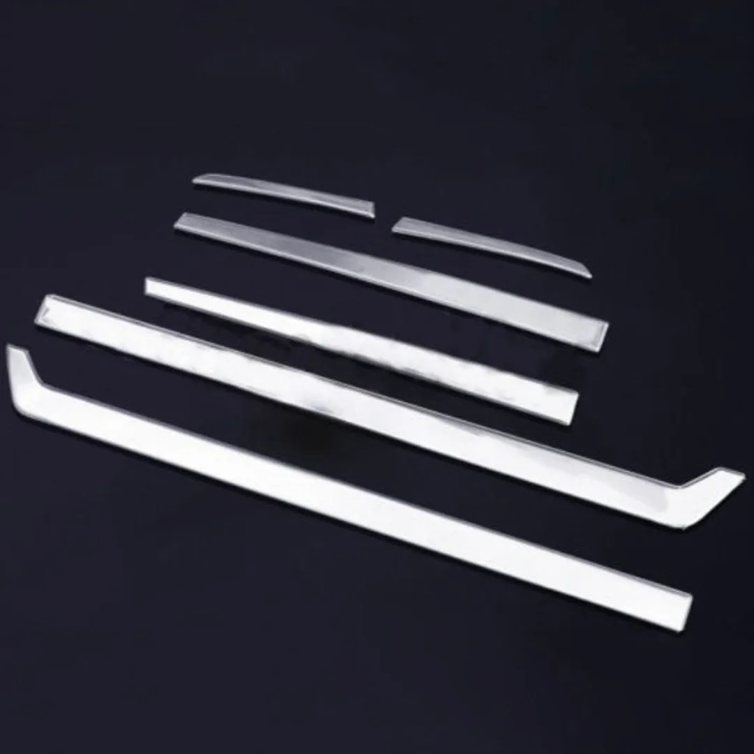 6pcs/set Stainless Steel Side Door Molding Trim Cover Line For 2017 Honda CRV CR-V