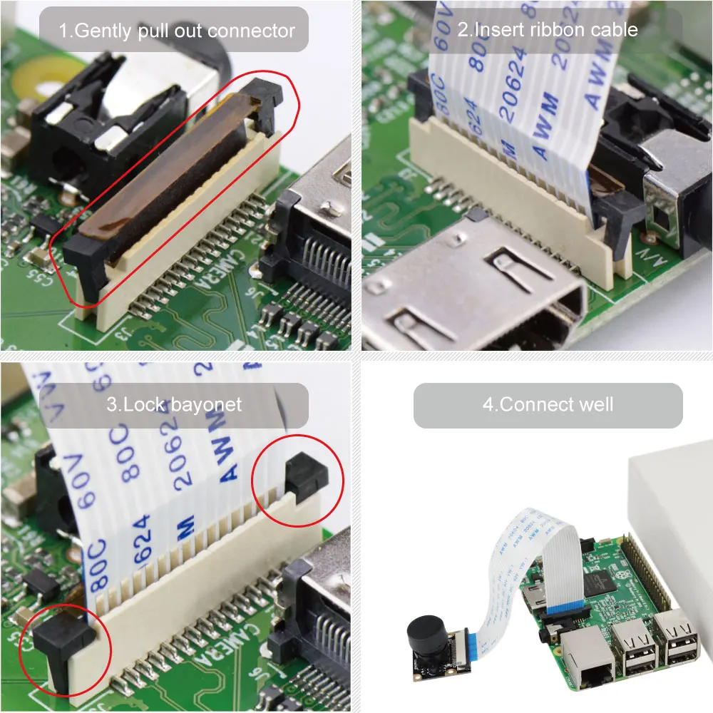 Raspberry Pi 1080P 130 градусов камера с широкоугольным объективом фокусным расстоянием Регулируемый Широкоугольный модуль камеры для Raspberry Pi 3 Model B